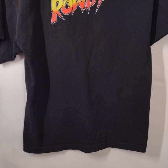 WWE Authentic - " Bad Reputation" Rowdy Rhonda Rousey Black T-shirt Youth Large - Picture 8 of 8